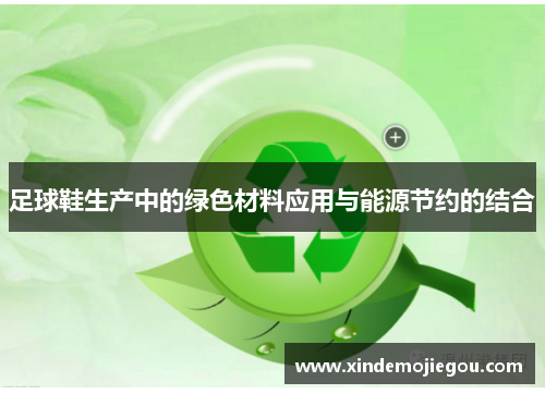 足球鞋生产中的绿色材料应用与能源节约的结合